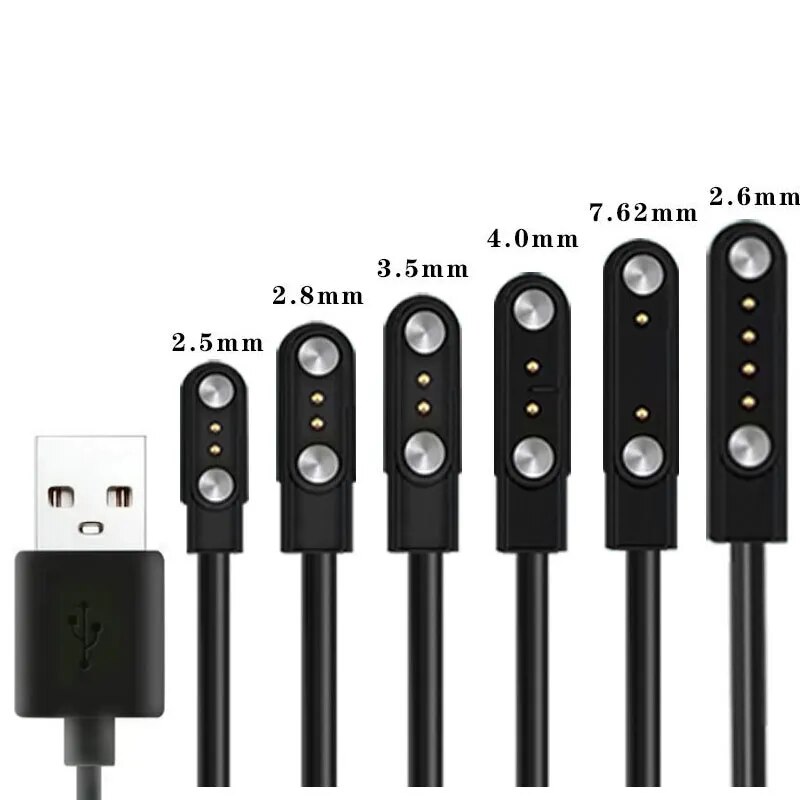 (에서 선박 us) 4 핀 USB 충전 케이블 코드 어댑터 충전 케이블 코드 성인/어린이 스마트 워치 전원 충전 와이어 액세서리